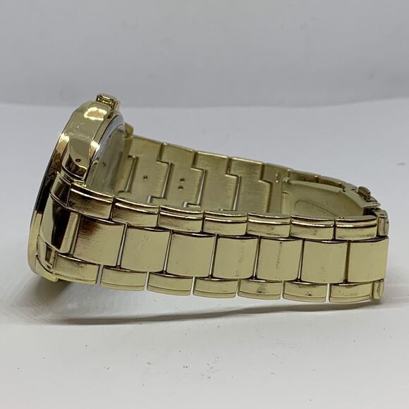 Inc International Concepts 100128134WA Men's Gold Analog Black Dial Watch NWC83 - Picture 8 of 8